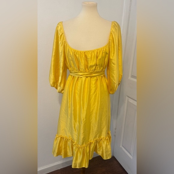 Vintage Betsey Johnson Babydoll Empire Waist Dress 100% Silk y2k 90s Size 8